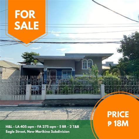 House and Lots in New Marikina Subdivision .